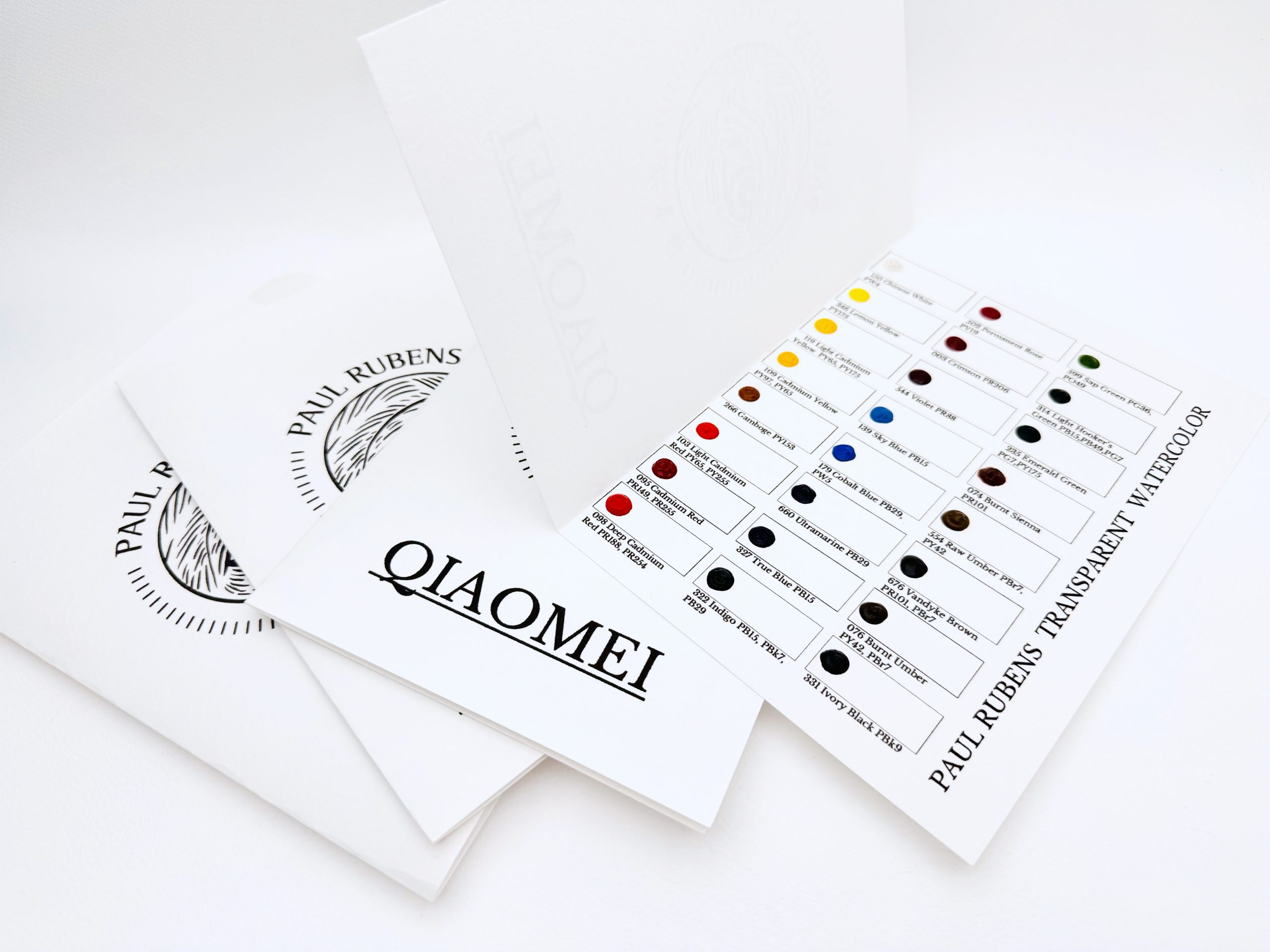 NEU!!!Paul Rubens transparenter Aquarell Farben , Dot-Karte