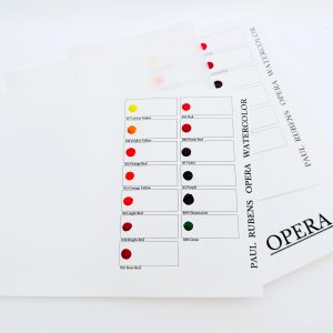 NEU!!!Paul Rubens Opera Leuchtenden, fluoreszierenden Aquarell Farben , Dot-Karte