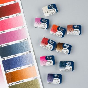 NEU 2026 PREMIER Aquarell!!! Rosa Gallery Extra Fine Aquarellfarben, 9 Farben, Napf, Lieferung ab 10.03.2026