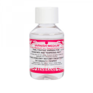 NEU, Renesans, Final fixative varnish matt for gouache and tempera, 100 ml