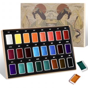 NEU, Paul Rubens Chinesische Aquarell 24 Farben Set