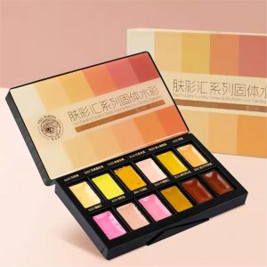 NEU, Paul Rubens  Fine Aquarell 12 Haut Tone Farben set