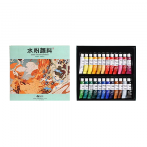 NEU, Paul Rubens Gouache 24 Farben Set × 5 ml Tube